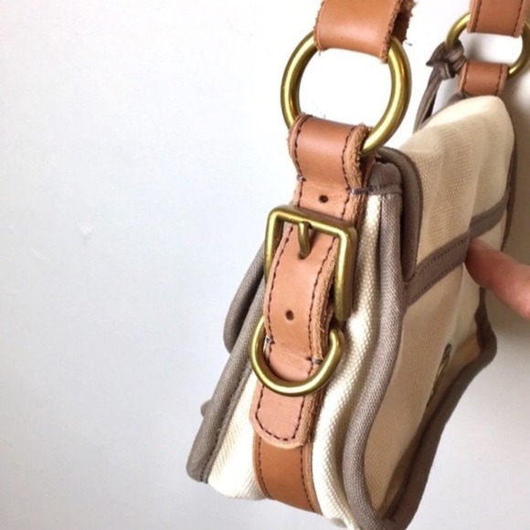 Fossil #54 crossbody bag safari boho style in EUC - Picture 8 of 10